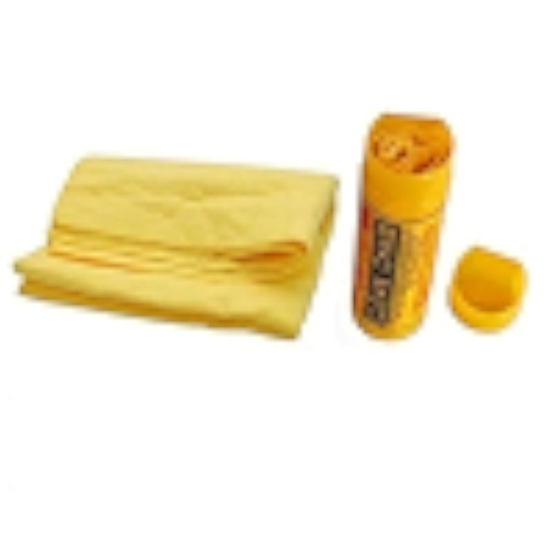 clean cham Magic Chamois Leather Car Furniture Cleaning Towel (43cmx32cm, Yellow)